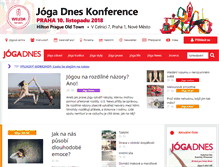 Tablet Screenshot of jogadnes.cz